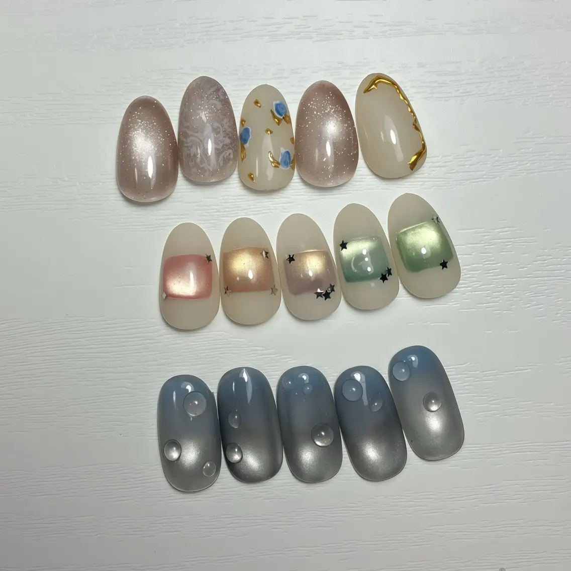 ネイル フットネイル 氷ネイル・うるうるネイル マグネットネイル ニュアンスネイル シンプルネイル ハンドネイル nail salon anoneのネイルデザイン