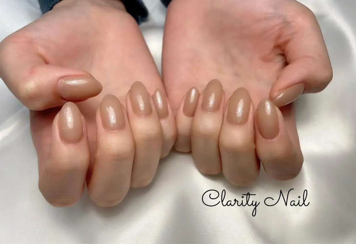 ネイル ワンカラーネイル ハンドネイル Clarity Nailのネイルデザイン