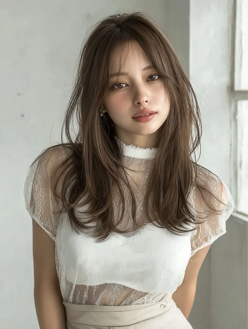 ロング カラー ヘアカラー トリートメント 似合わせ美髪ヘア✨ 天王寺.阿倍野🌈のヘアスタイル