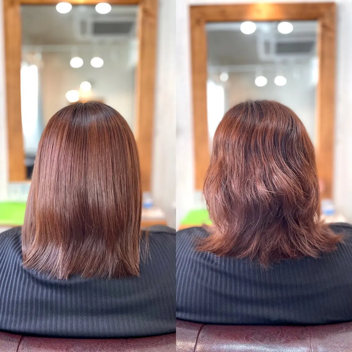 セミロング カット 縮毛矯正 トリートメント 小阪 将司のヘアスタイル