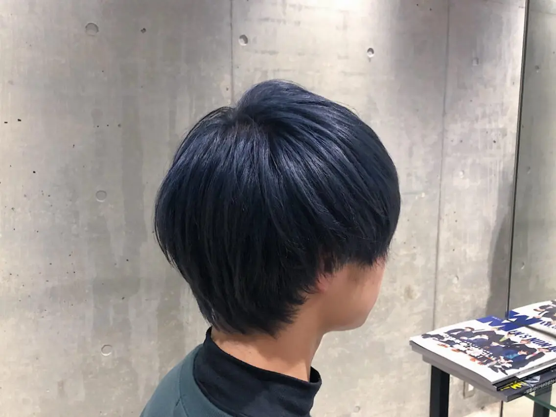 ショート カラー メンズ ヘアカラー The Ect 江坂Kurumiのヘアスタイル
