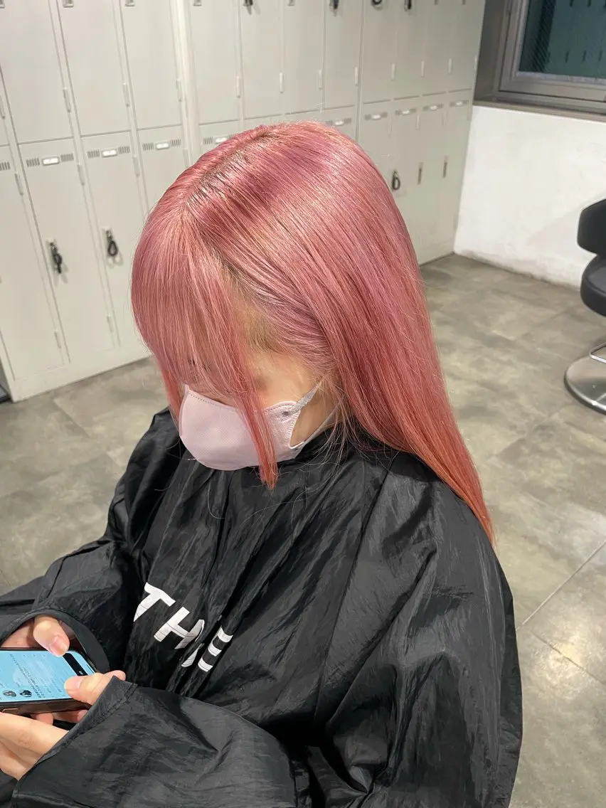 ロング カラー ヘアカラー ハイトーン 横浜💞ミオのヘアスタイル