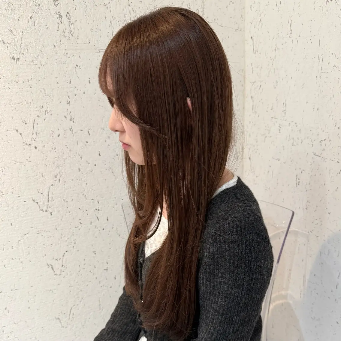 ロング カラー ブリーチ ブリーチなしカラー カット ヘアカラー トリートメント mai / linoah˚✧のヘアスタイル