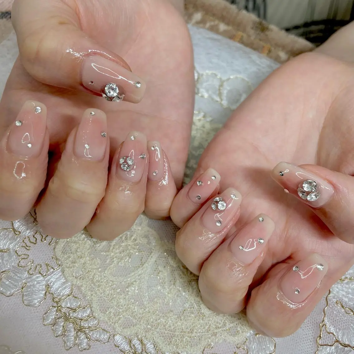 ネイル ジェルネイル ストーンネイル J terrace Nailのネイルデザイン