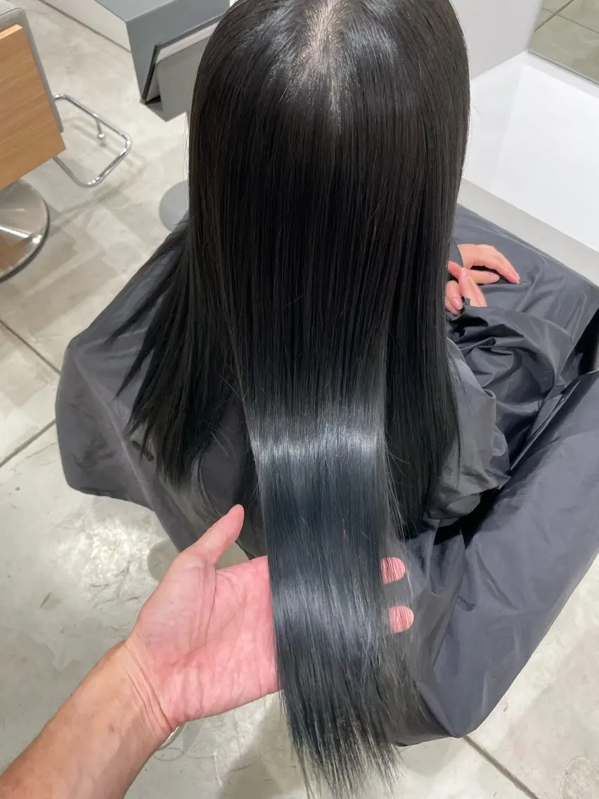 ロング 髪質改善 トリートメント 髪質改善&美髪矯正 専門美容師:植原瑞樹のヘアスタイル