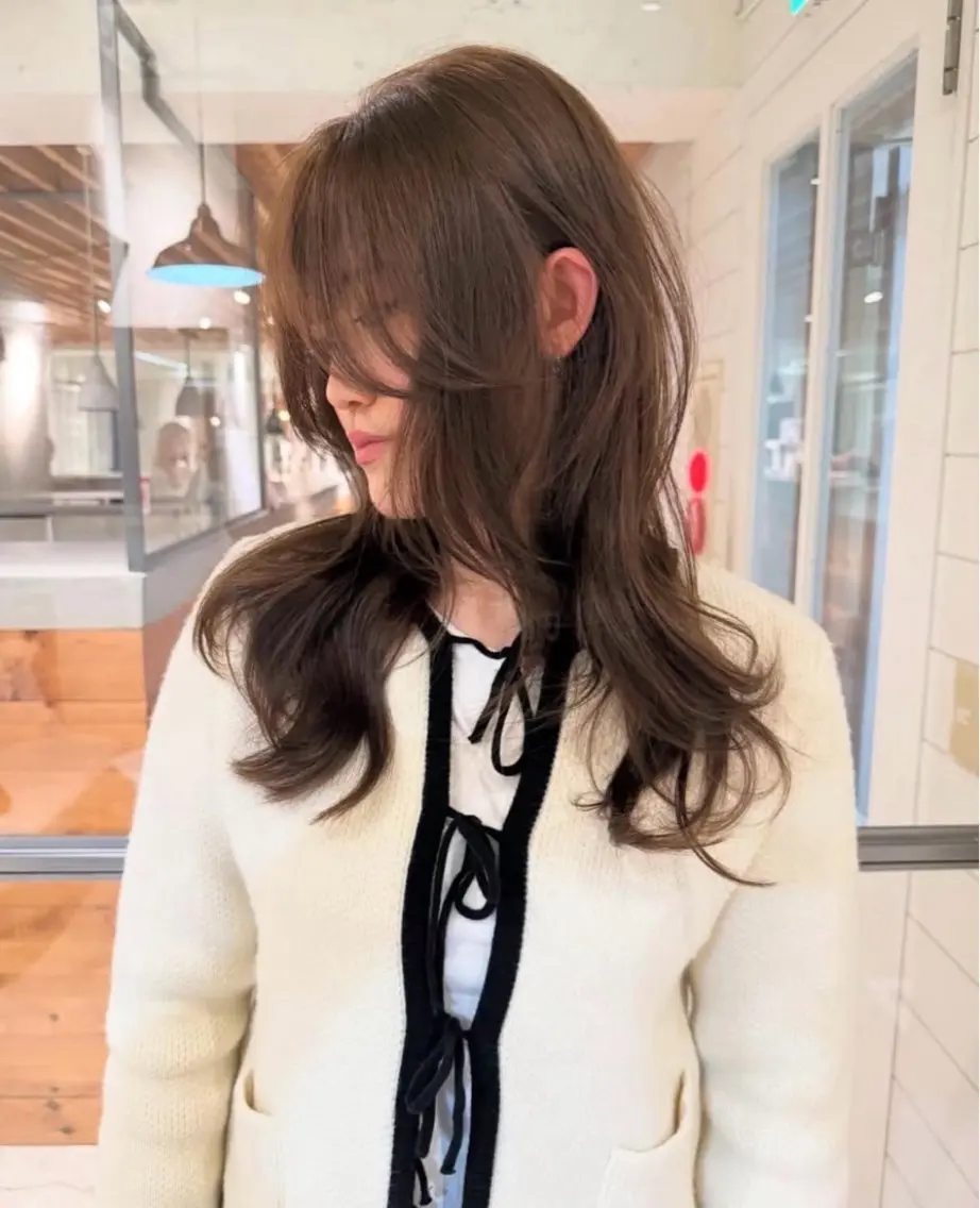 セミロング カラー ヘアカラー モデル募集中🌟 Misakiのヘアスタイル