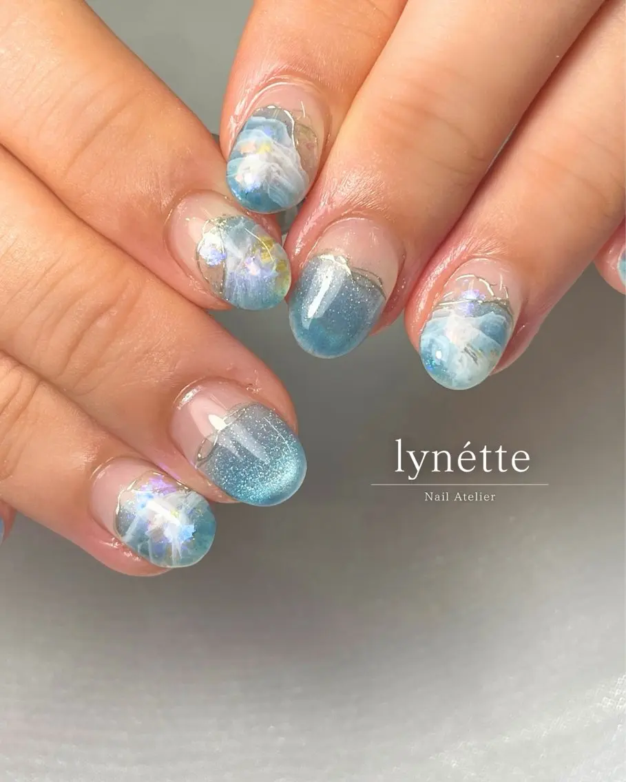 ネイル ニュアンスネイル lynétte 那覇ネイルサロンのネイルデザイン