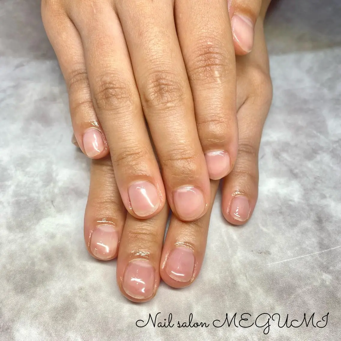 ネイル クリアネイル ジェルネイル ハンドネイル Nail salon MEGUMIのネイルデザイン