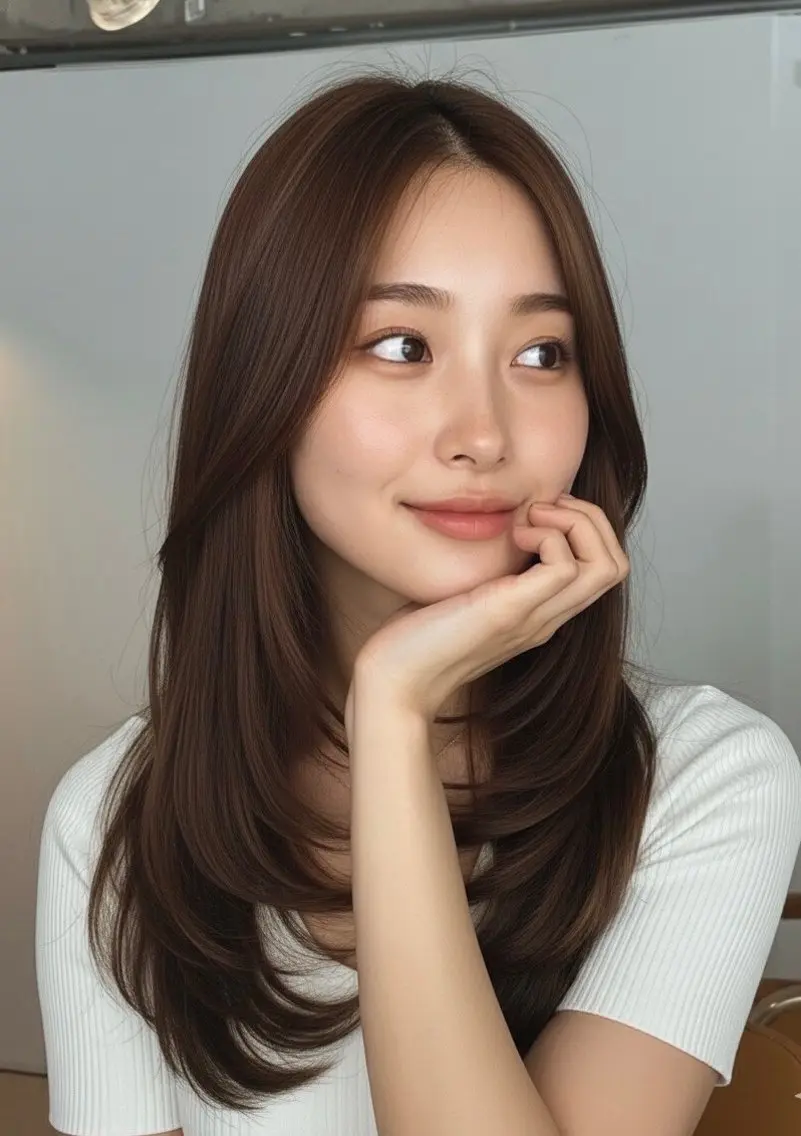 ロング 中島 春輝のヘアスタイル