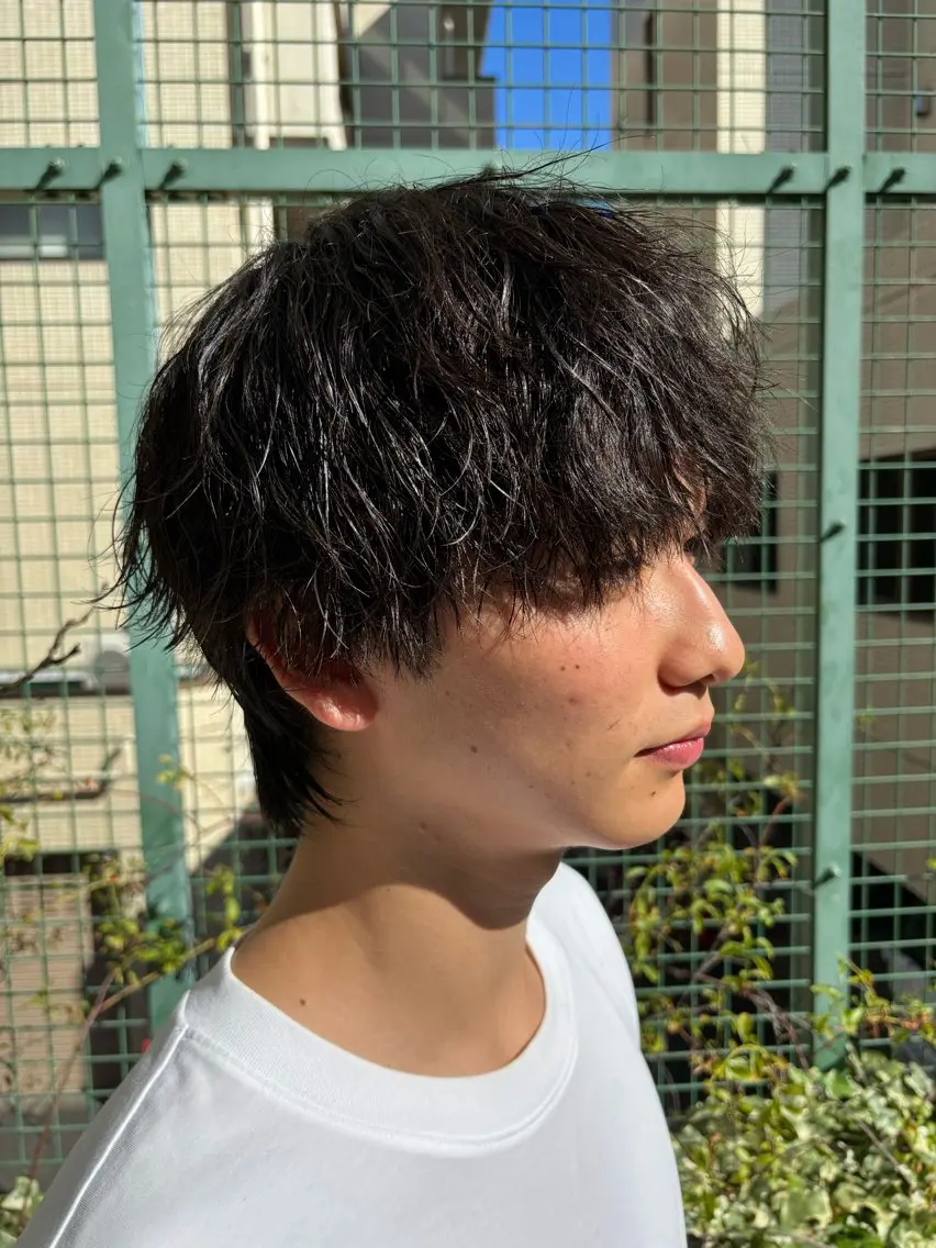 メンズ カット パーマ アキモト マサキ/ パーマ人気NO1のヘアスタイル