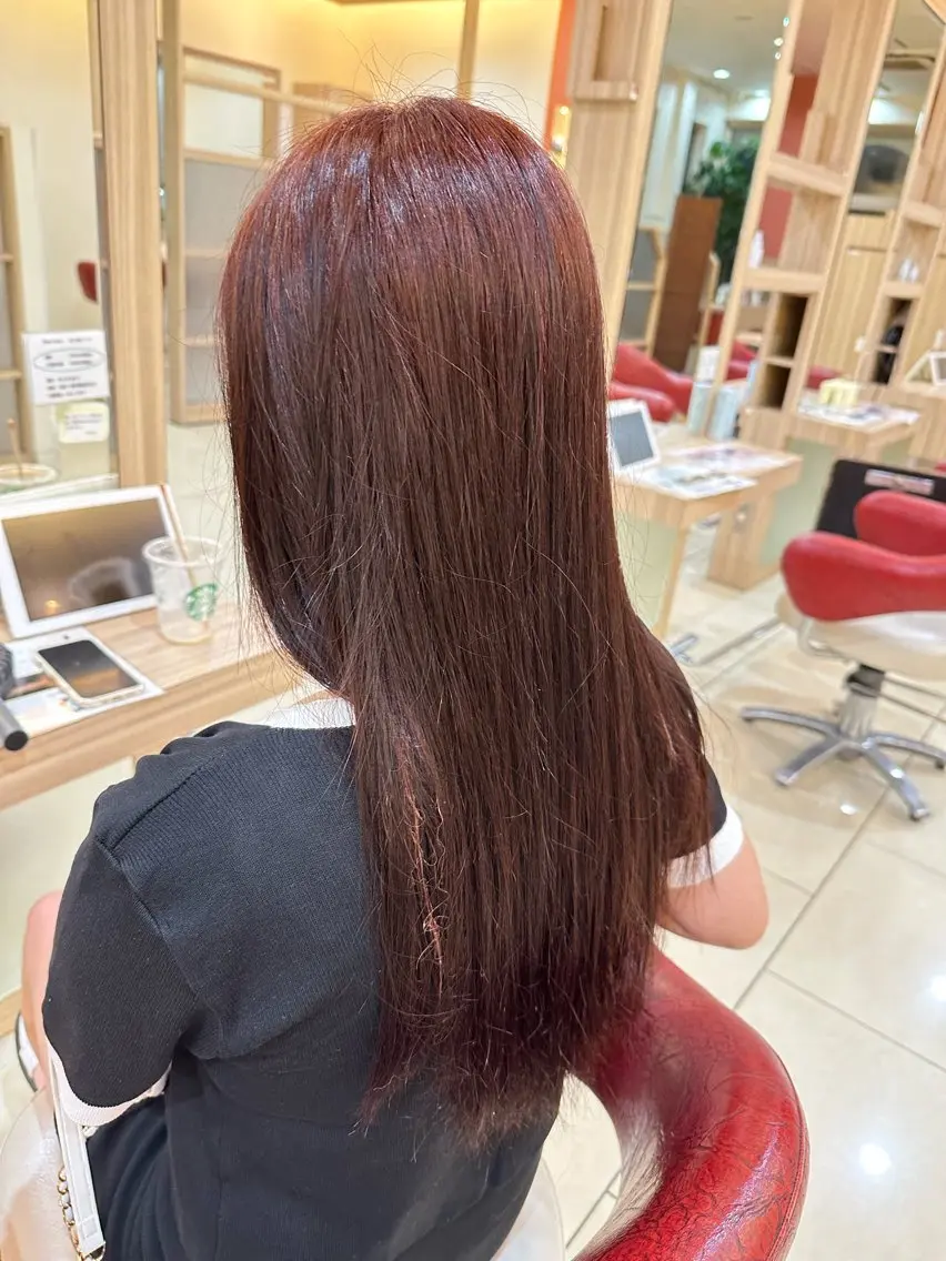 カラー ナチュラルヘア 神田一瑳のヘアスタイル