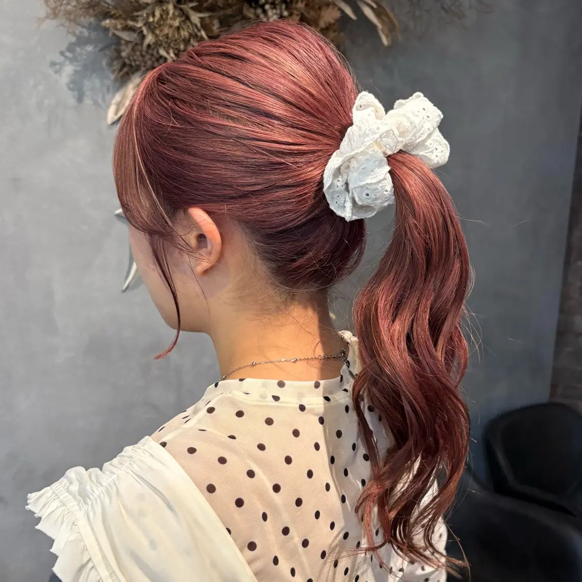 ロング カラー ベージュカラー ブリーチ ピンクカラー ピンクベージュ カット ヘアカラー 🌸艶カラー/似合わ せカット/サクラ🌸のヘアスタイル