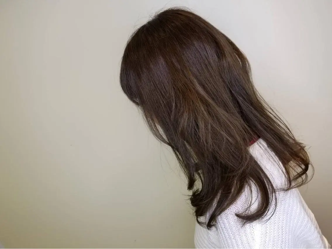 セミロング カット トリートメント ヘアセット 💜髪質改善美髪💜 星野清光のヘアスタイル