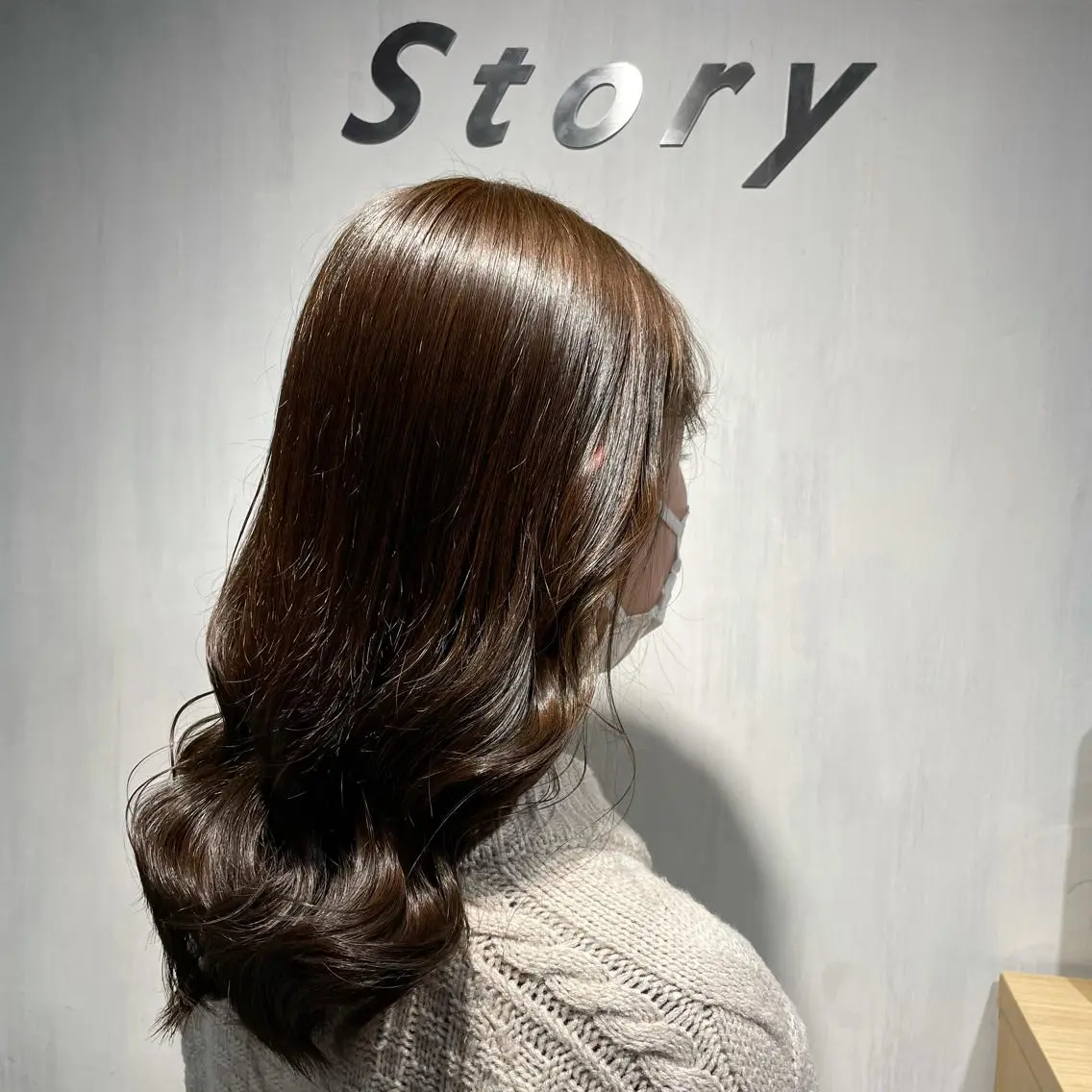ミディアム カラー ネイル レイヤーStyle 🪽菜々実のヘアスタイル