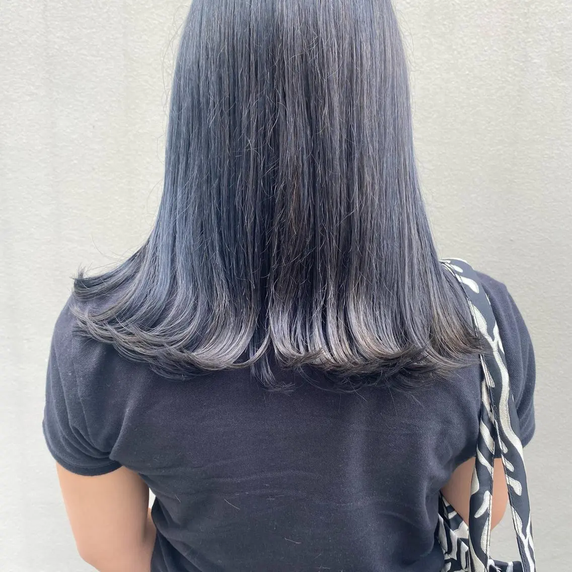 セミロング カラー ena/ブリーチなし 透明感・レイヤー🎀のヘアスタイル