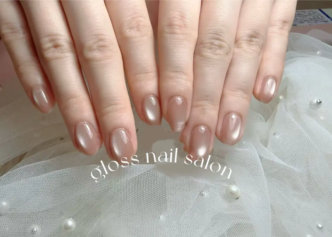 ネイル ハンドネイル ゆり🌷 gloss nailのネイルデザイン