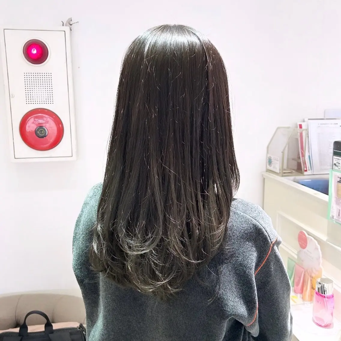 ロング カラー ヘアアレンジ カット ヘアカラー 吉水 彩乃 /ボブ/艶感カラーのヘアスタイル