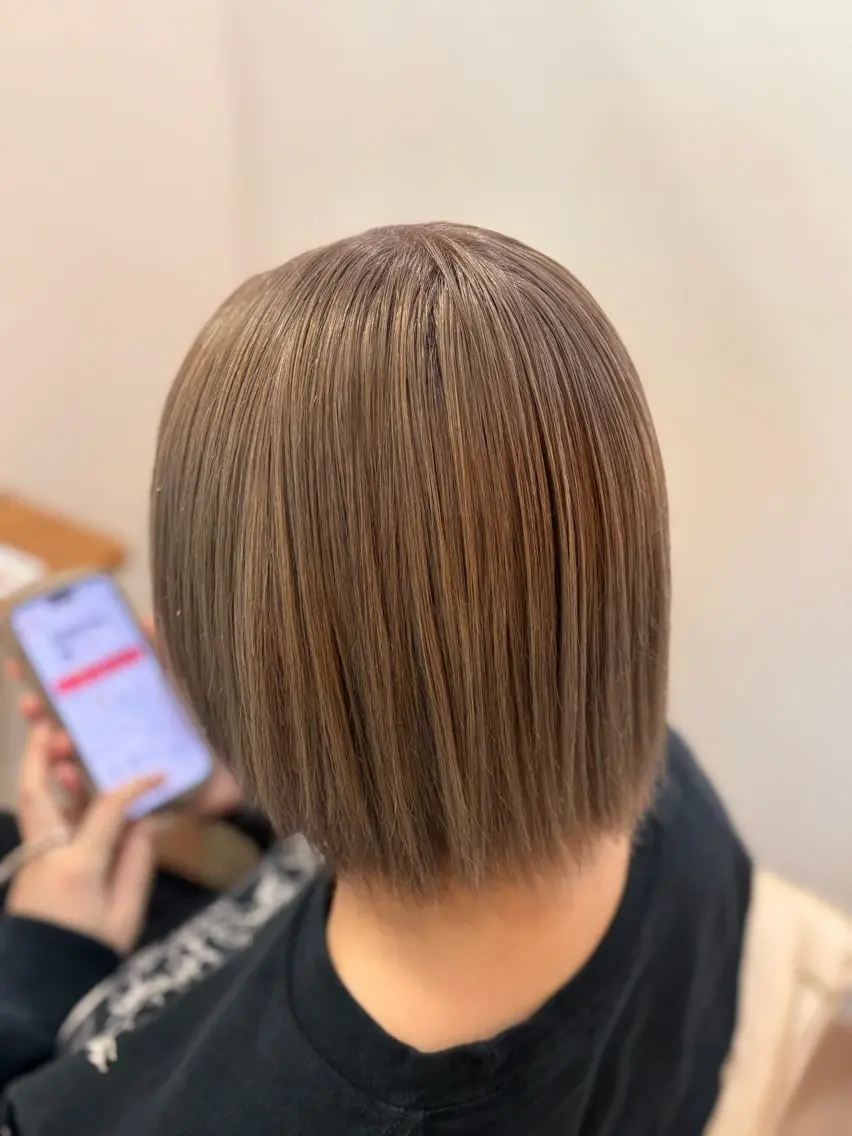 ショート カット ヘアカラー 永井大樹✨ 透明感カラー✨のヘアスタイル