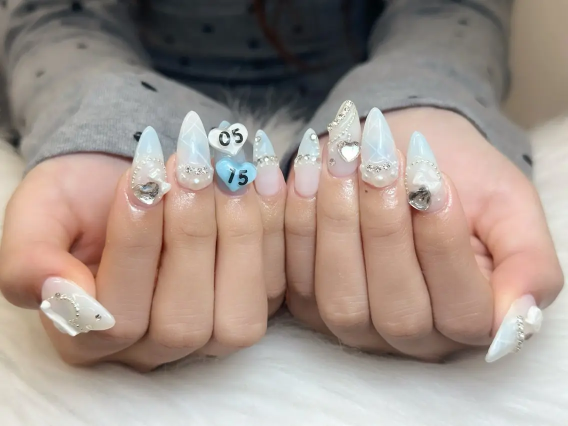 ネイル アートネイル ジェルネイル マグネットネイル ハンドネイル JennNail_ マオのネイルデザイン