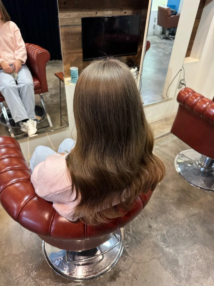 ロング カラー 透明感カラー ヘアカラー 🐥Homie/ yuna🐥のヘアスタイル