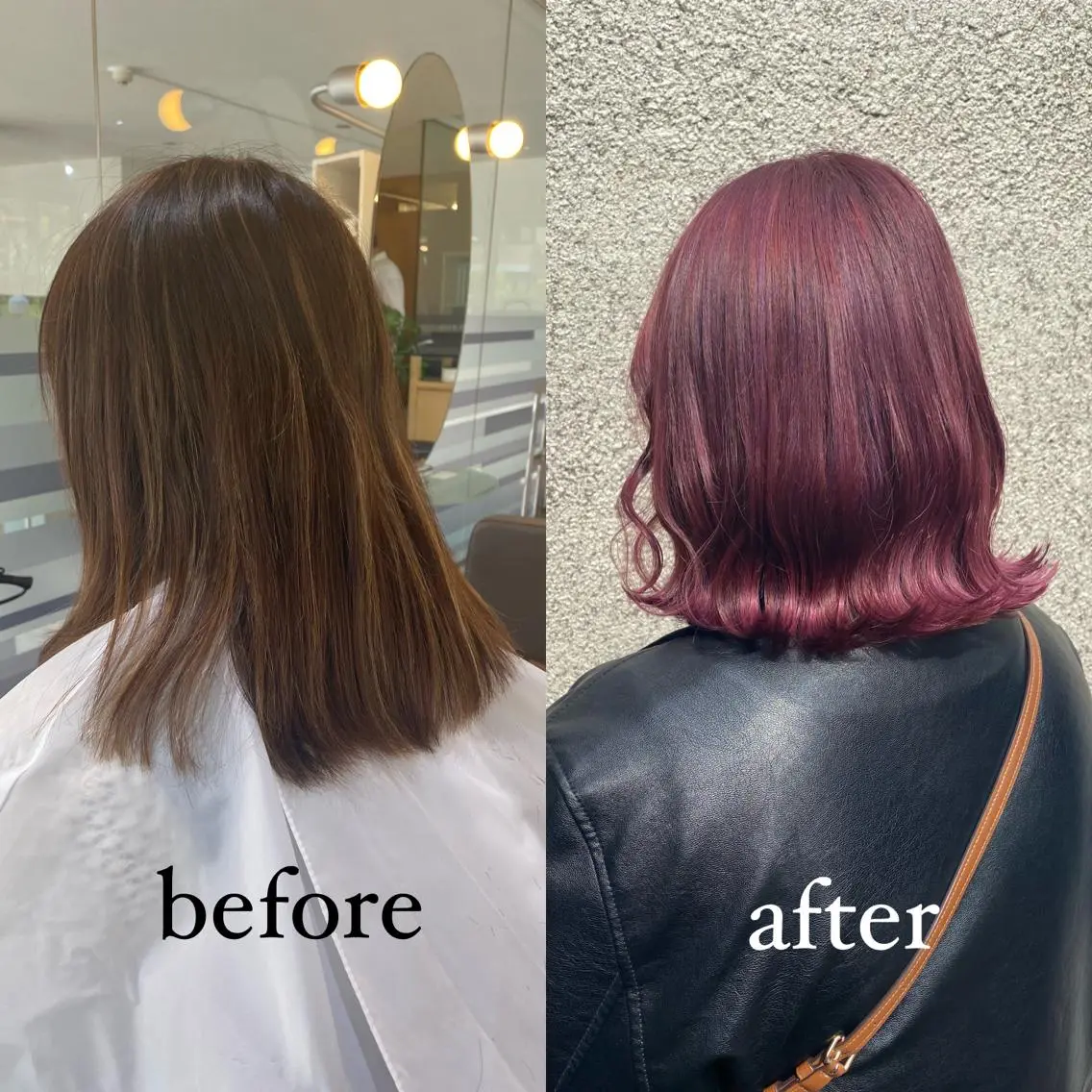 ミディアム カラー ピンクカラー カット ヘアカラー トリートメント ヘアセット 絶対カワイイ保証💕 カワノチヒロのヘアスタイル