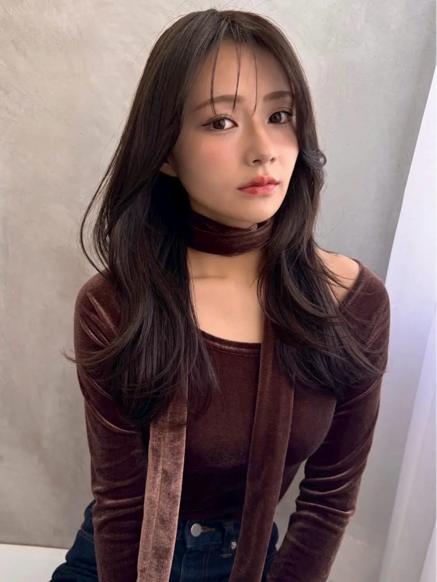 ロング 奥薗 ひとみのヘアスタイル