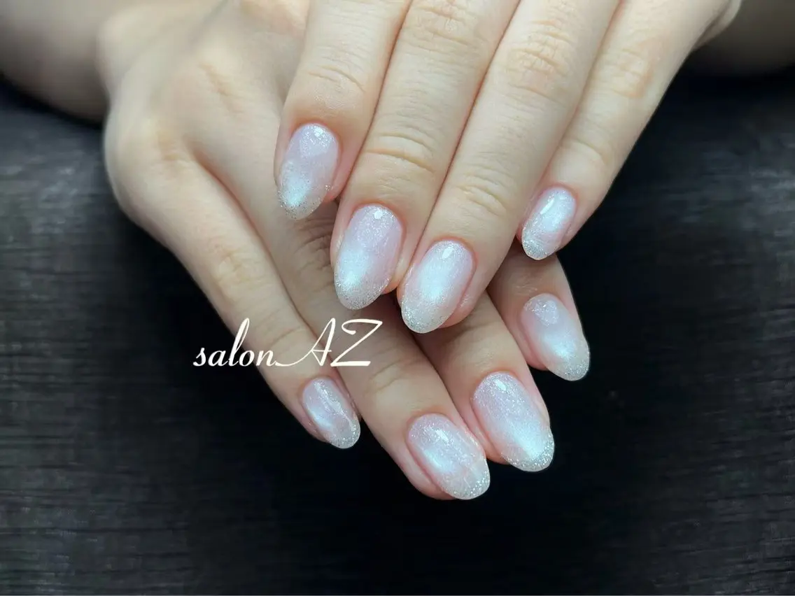 ネイル アートネイル 長さ出し フットネイル フレンチネイル ジェルネイル ハンドネイル salon AZのネイルデザイン