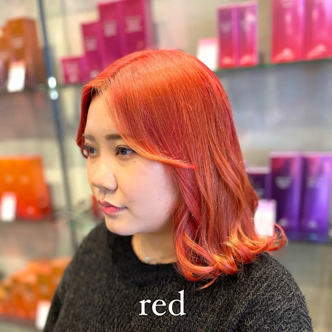 ロング カラー カット ヘアカラー トリートメント ✨縮毛矯正　韓国ヘア レイヤー✨大濱快斗のヘアスタイル