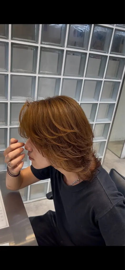 ミディアム メンズ カット パーマ 川口 翔太郎（fifth）のヘアスタイル