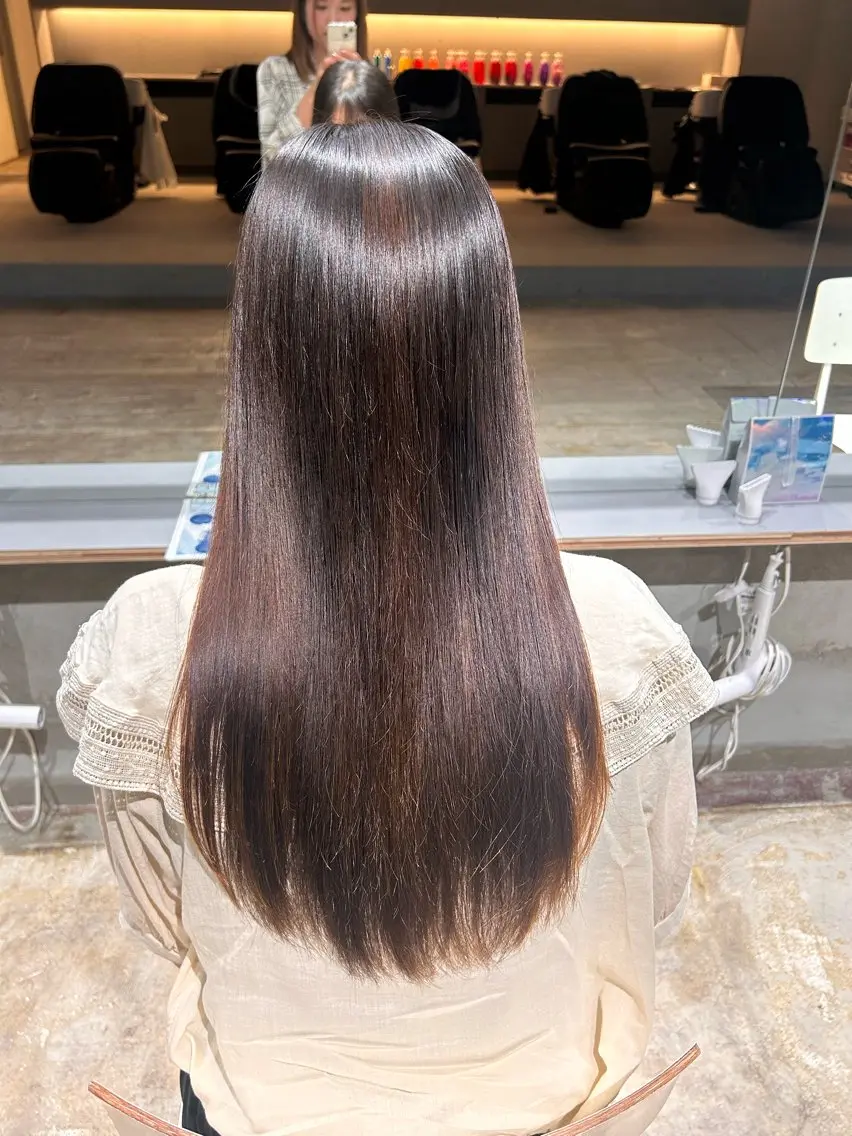 ロング 玉置七海✨ /透明感/髪質改善のヘアスタイル