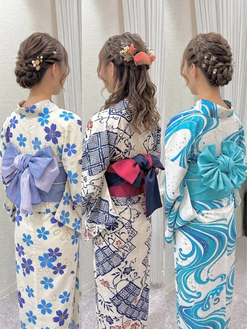 ヘアアレンジ 浴衣 着付け HairMake YUKAのヘアスタイル