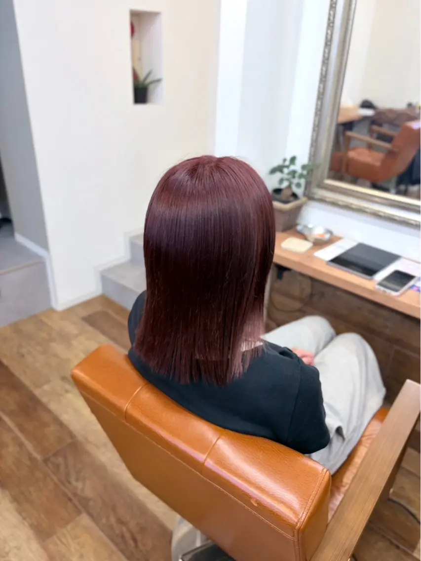 カラー ヘアカラー 透明感カラー meiのヘアスタイル