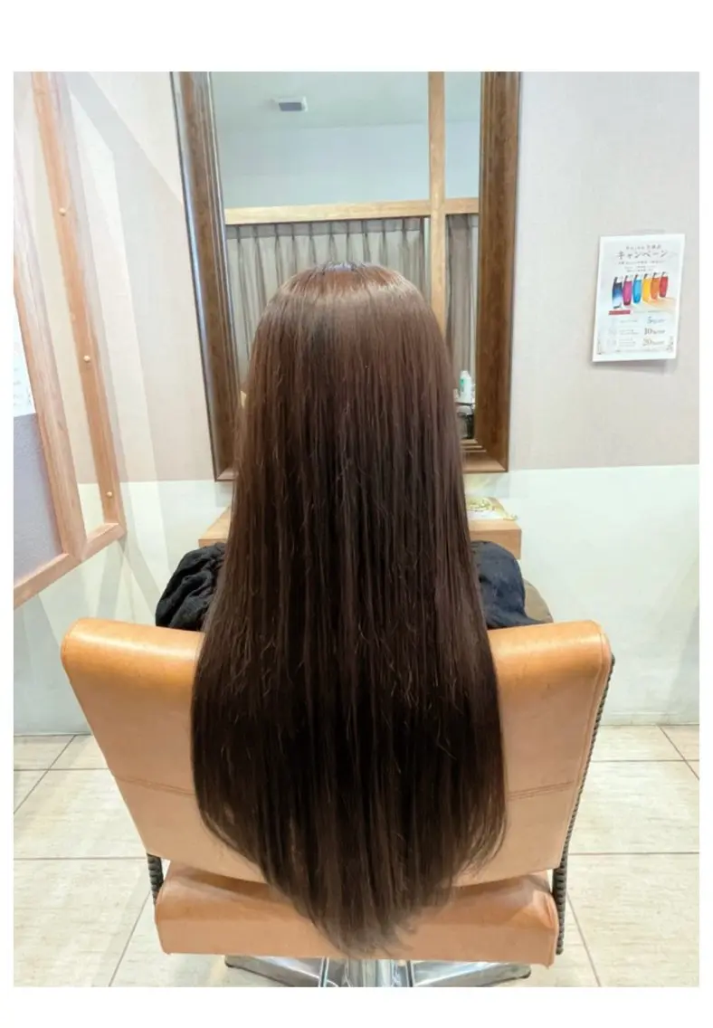 ロング カラー ヘアカラー 菊田 瑞穂のヘアスタイル
