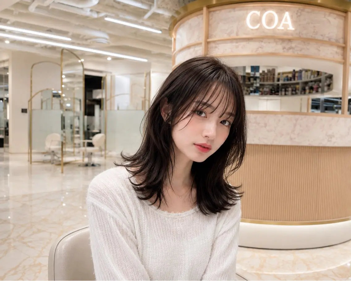 ミディアム カラー メンズ ミディアムレイヤー レイヤーカット 今だけ無料カット募集 💫KEISHIのヘアスタイル