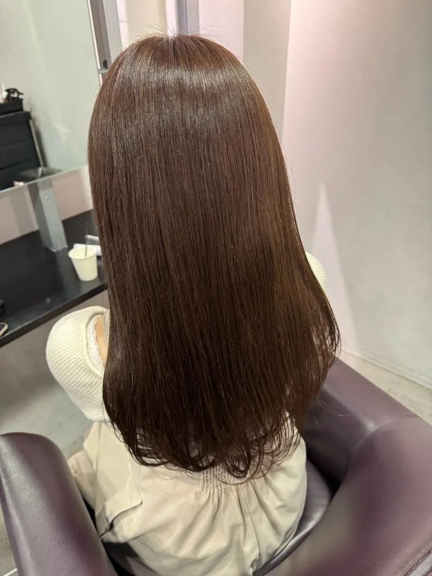 ロング カラー ベージュ透明感カラー 💟AYUMI💟のヘアスタイル