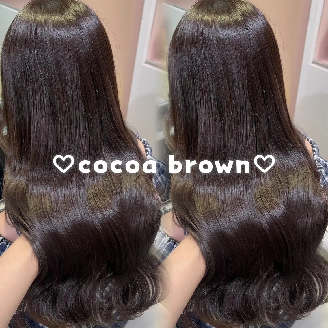 ロング カラー ブラウンカラー ココアブラウン ラベンダーカラー ヘアカラー トリートメント ♡透明感カラー/新宿 縮毛矯正/Rina♡のヘアスタイル