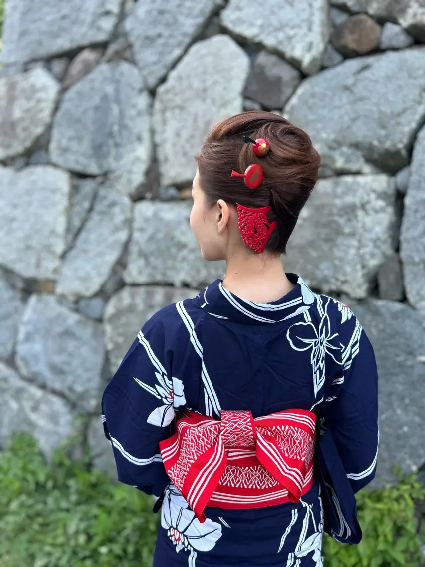 【浴衣お着付け】🌻レンタル浴衣もございます✨✅レンタル浴衣＆帯セット¥3000​〜​の写真