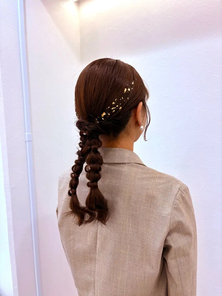 ロング ヘアアレンジ ヘアセット ヘアセット／六本木 Yukaのヘアスタイル