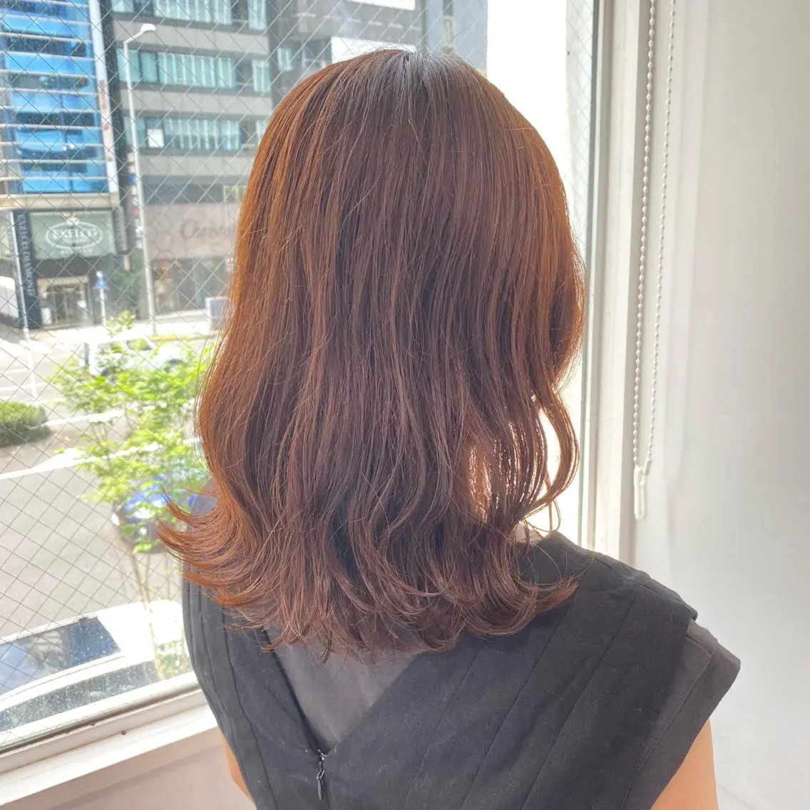 ミディアム カラー メンズ センターパート特化 井上健太のヘアスタイル