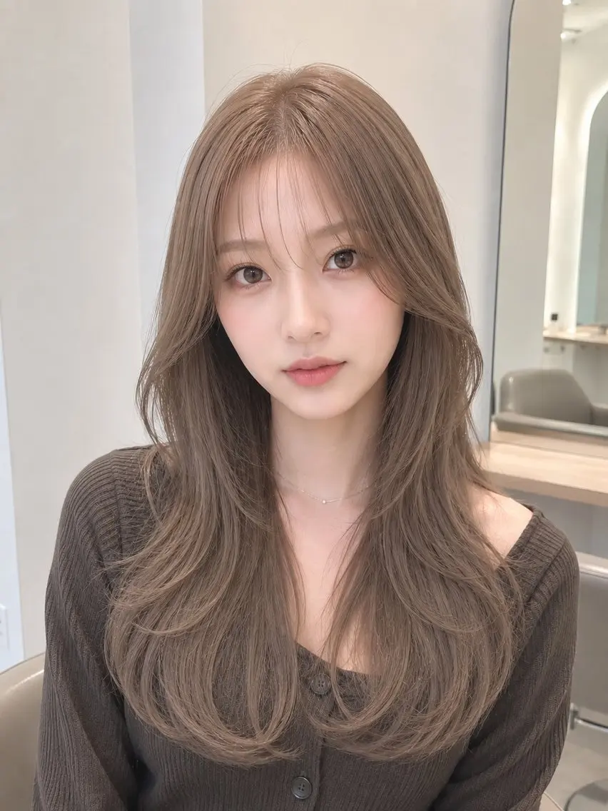 🇰🇷ミルクティーベージュ ¥3,500の写真