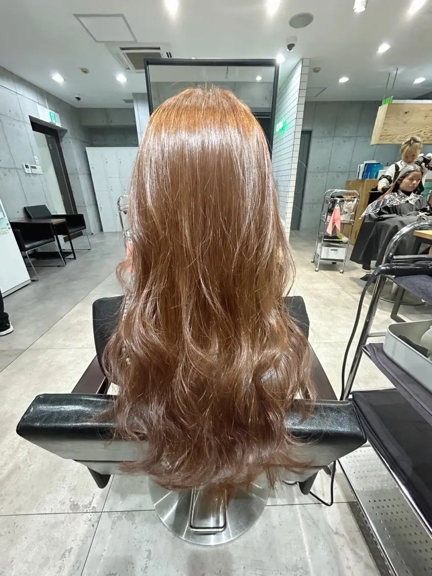 ロング カラー ヘアカラー トリートメント ヘッドスパ ヘアセット 🌈艶髪人気№１🌈 newi池袋店⭐江口のヘアスタイル