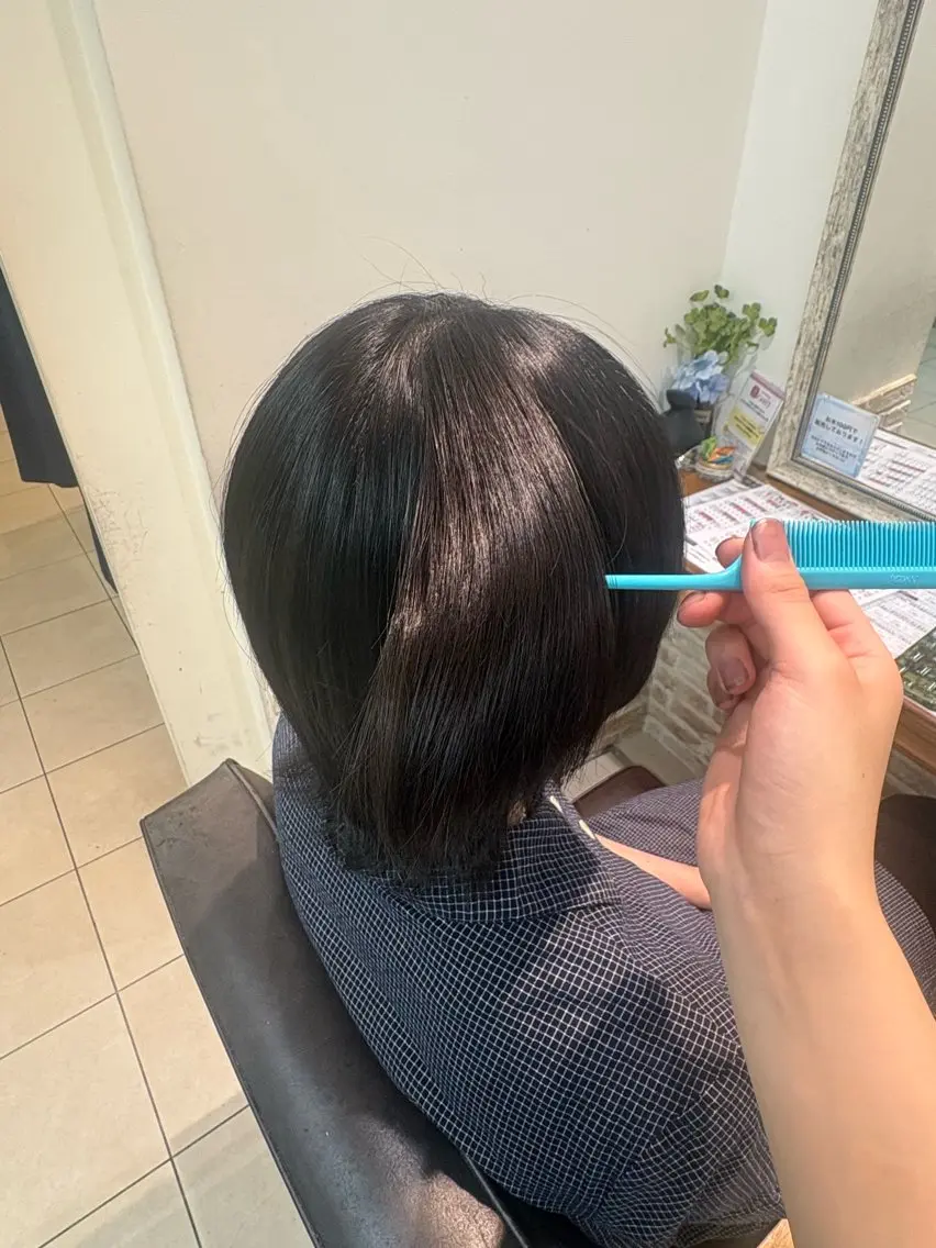 ミディアム もえ🦋🫧カラー/ 縮毛/ヘアアレのその他イメージ