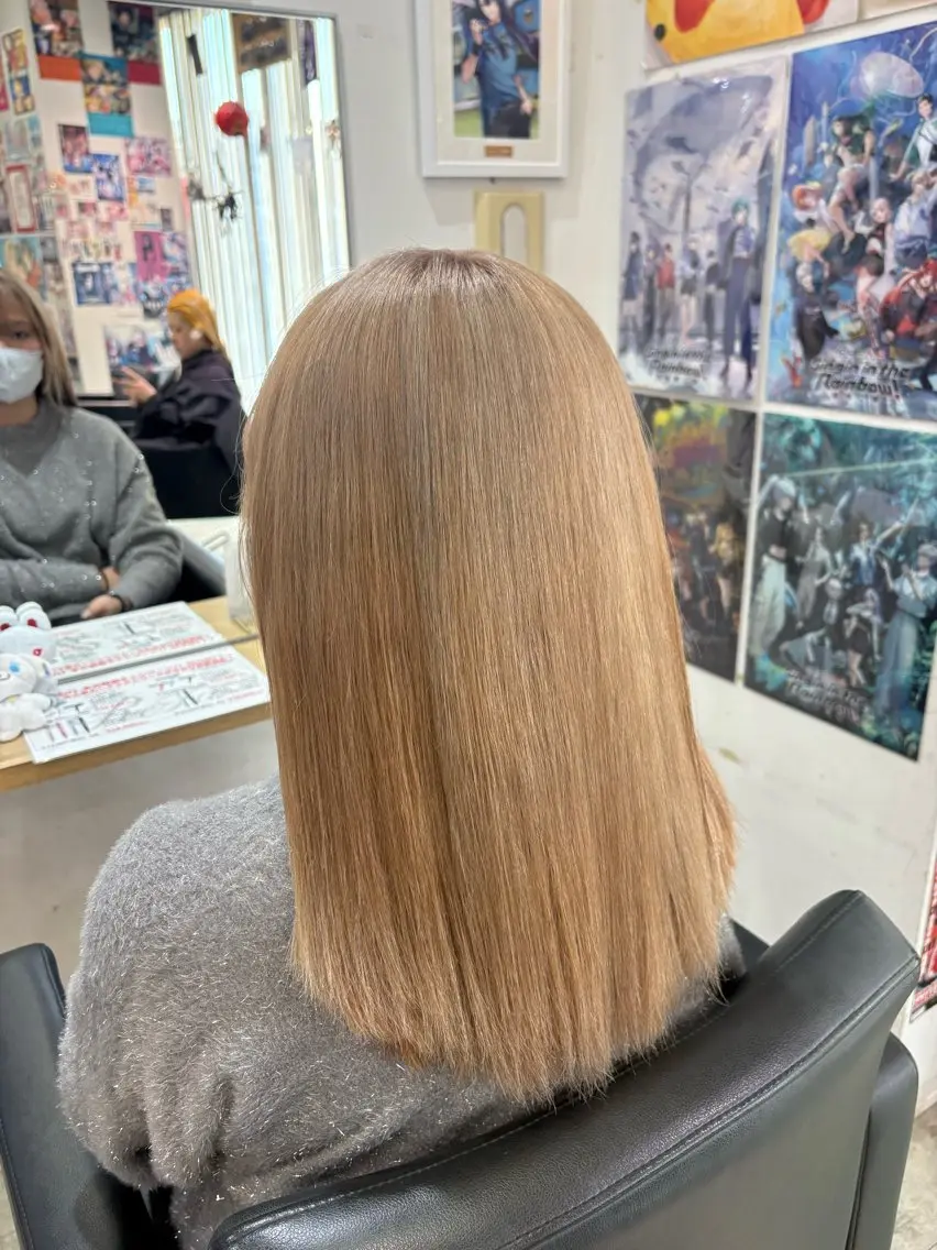 ミディアム カラー ヘアカラー トリートメント 推しカラー/ ミクのヘアスタイル