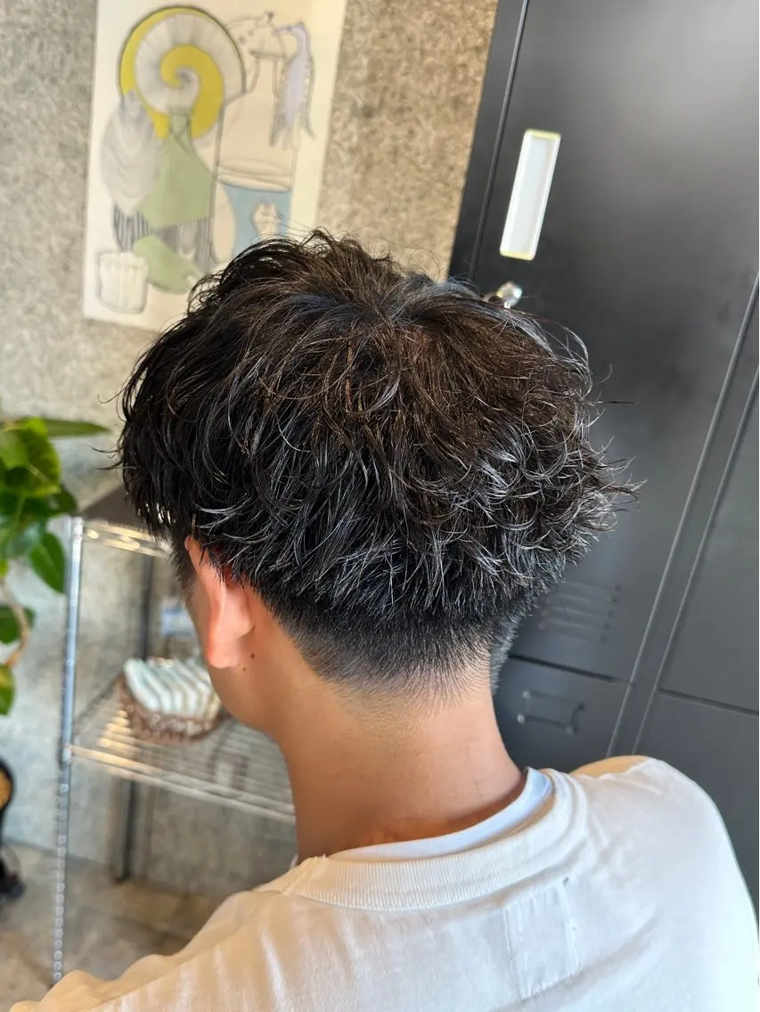 パーマ メンズ カット パーマ 髪質改善/艶髪様 🍎豊田修太郎のヘアスタイル