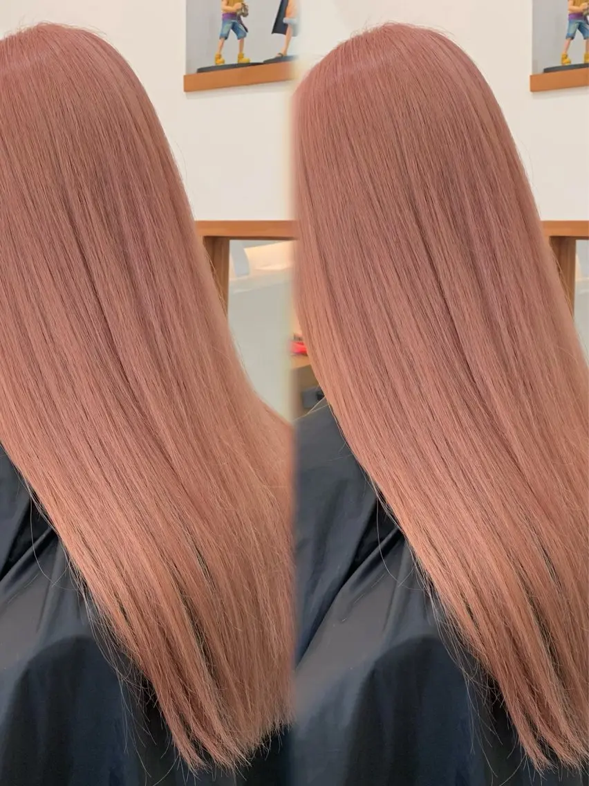 【セットメニュー人気No.2】カット＋ブリーチ+全体カラーが13200円トリートメント無料の限定クーポン🤭の写真