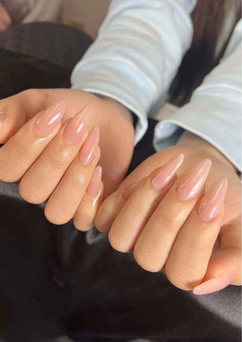 ネイル チークネイル 桜ネイル 長さ出し フットネイル ジェルネイル ハンドネイル Maika's nailのネイルデザイン