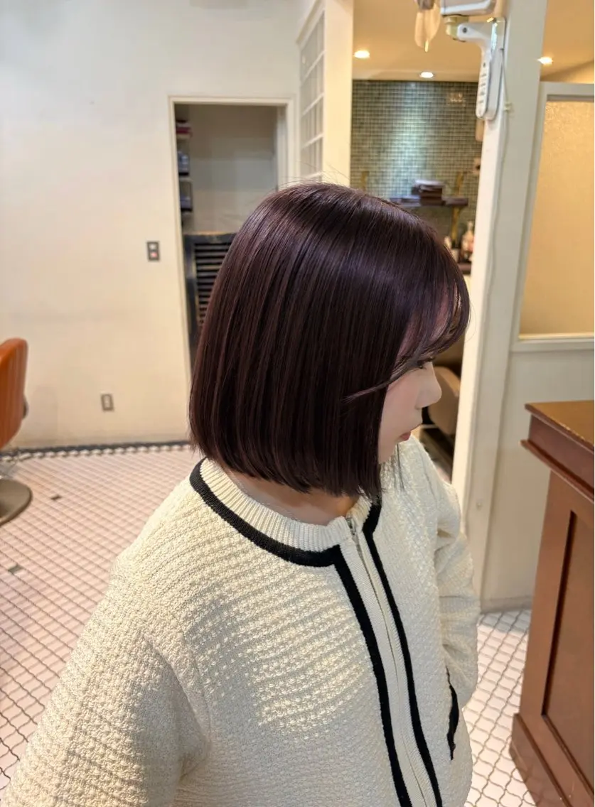 カラー 🍒暖色カラー/ 透明感/hina🍒のヘアスタイル