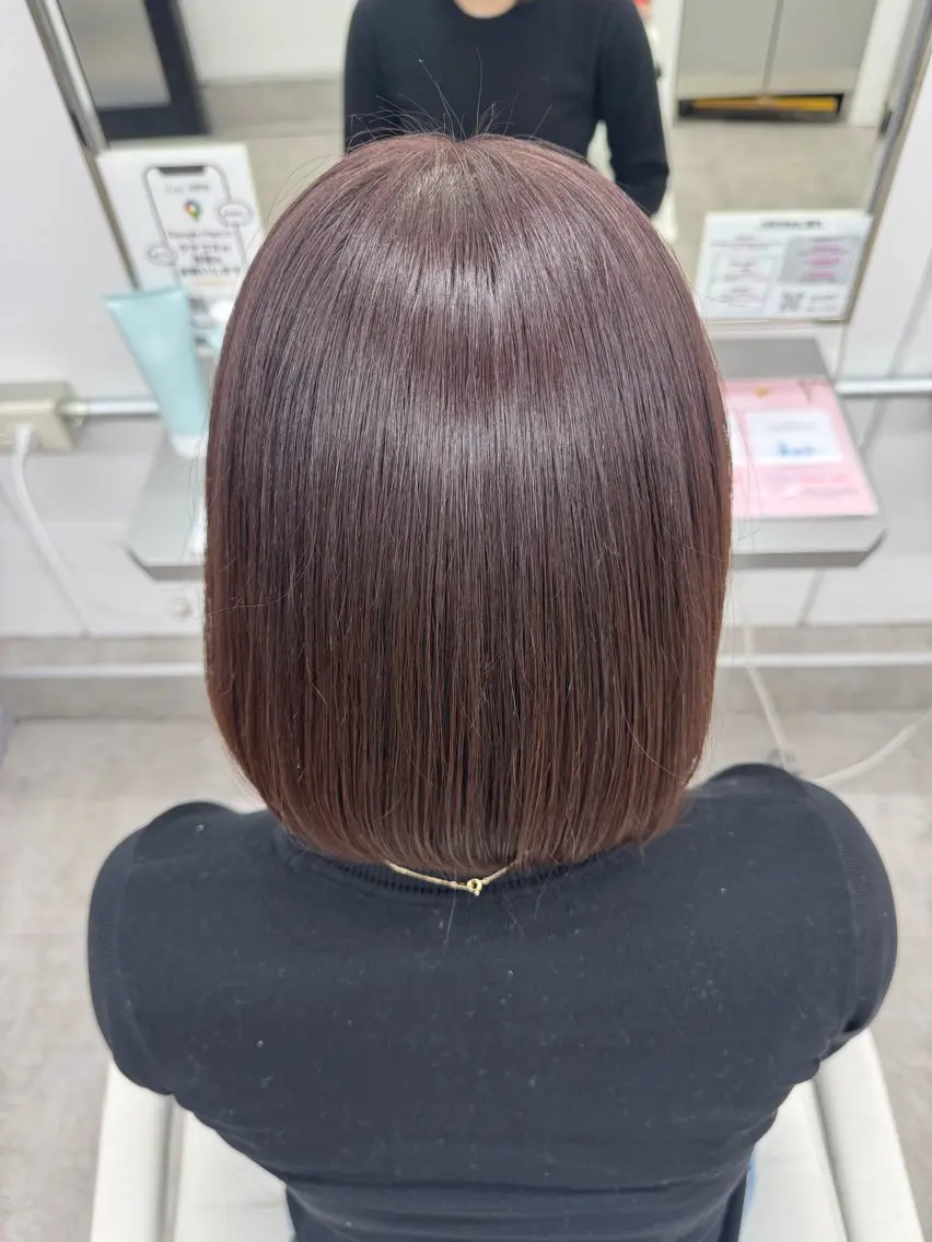 ミディアム カラー ブラウンカラー ラベンダーカラー ラベンダーブラウン 🌟モデル募集 /さら🩷のヘアスタイル