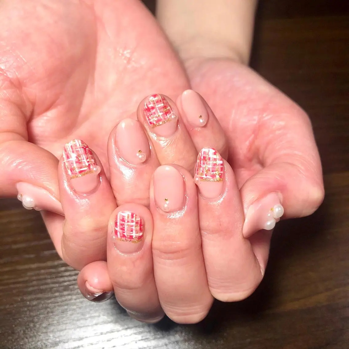 ネイル ツイードネイル luana nailのネイルデザイン