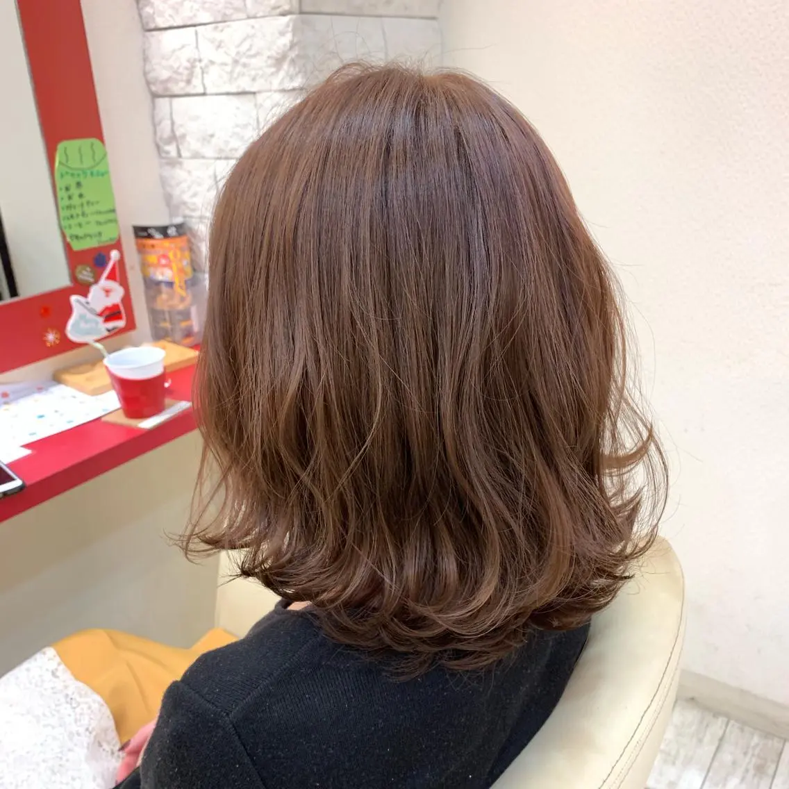 ミディアム カラー 櫻井 なんなのヘアスタイル